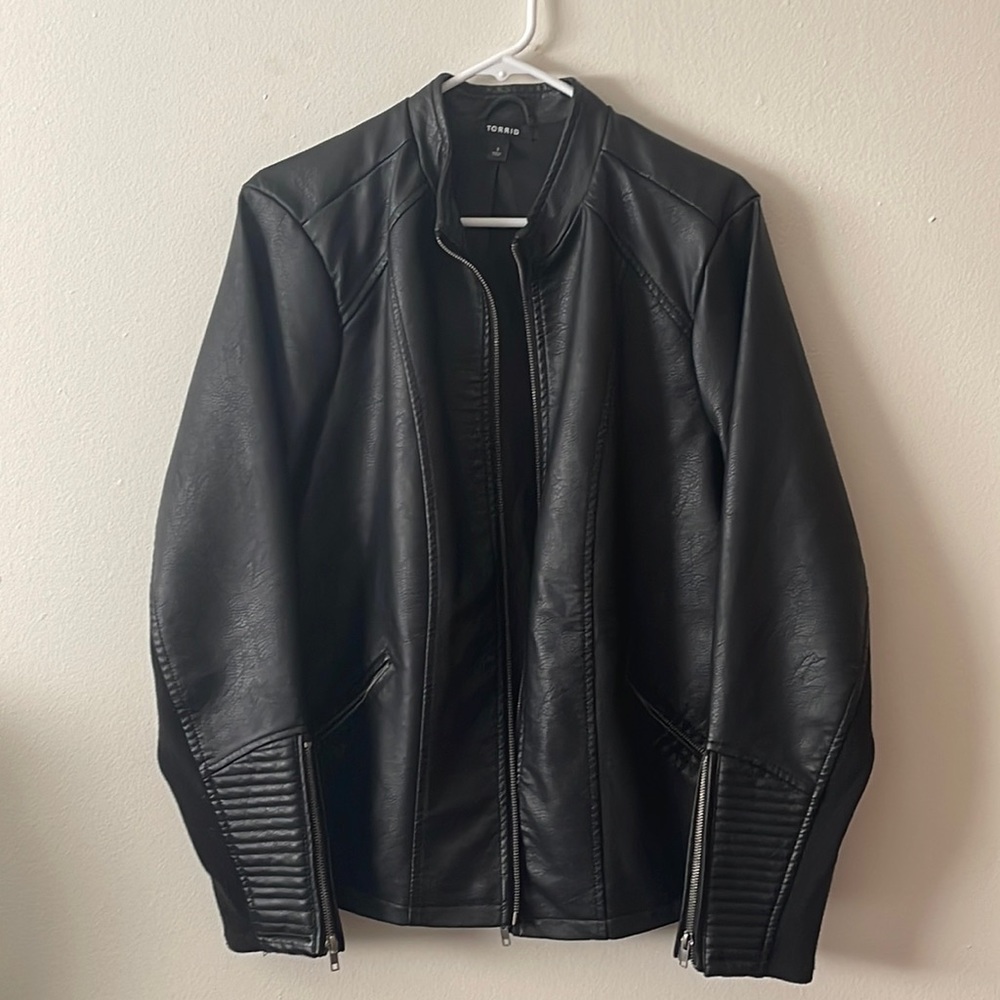 Torrid leather jacket, worn a few times, excellent condition